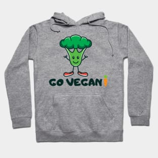 Go vegan! t-shirt Hoodie